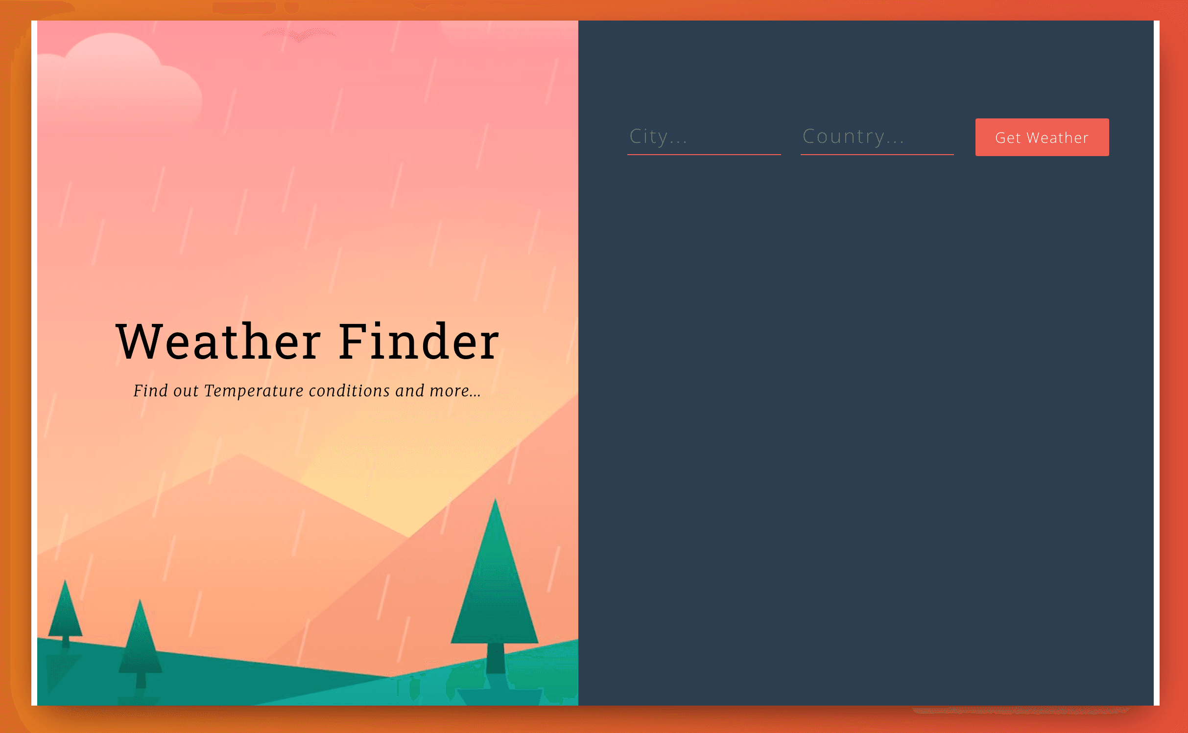 Weather Finder UI